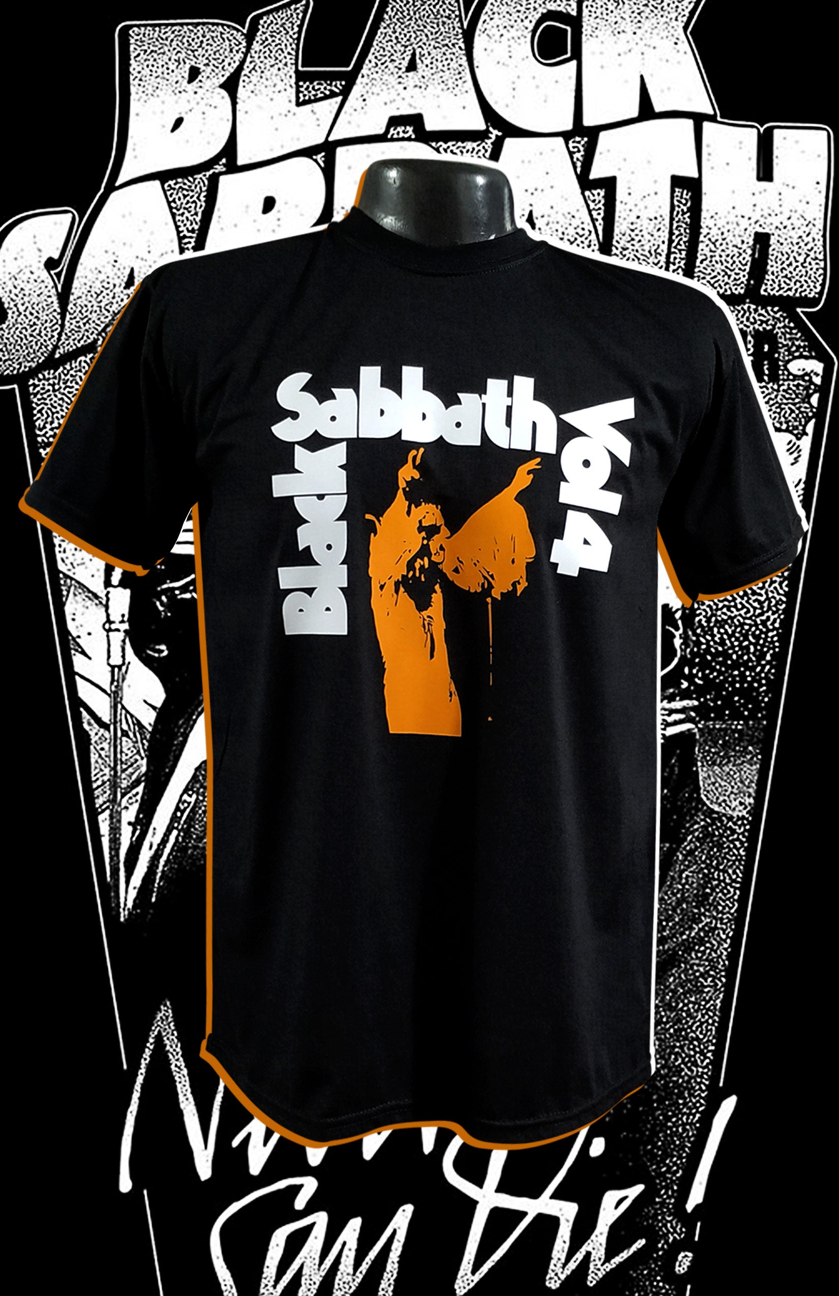 Toppa Ricamata Black Sabbath Never Say Die - Termoadesiva Per Giubbotti Toppa Ricamata Black Sabbath Never Say Die - Termoadesiva Per Giubbotti