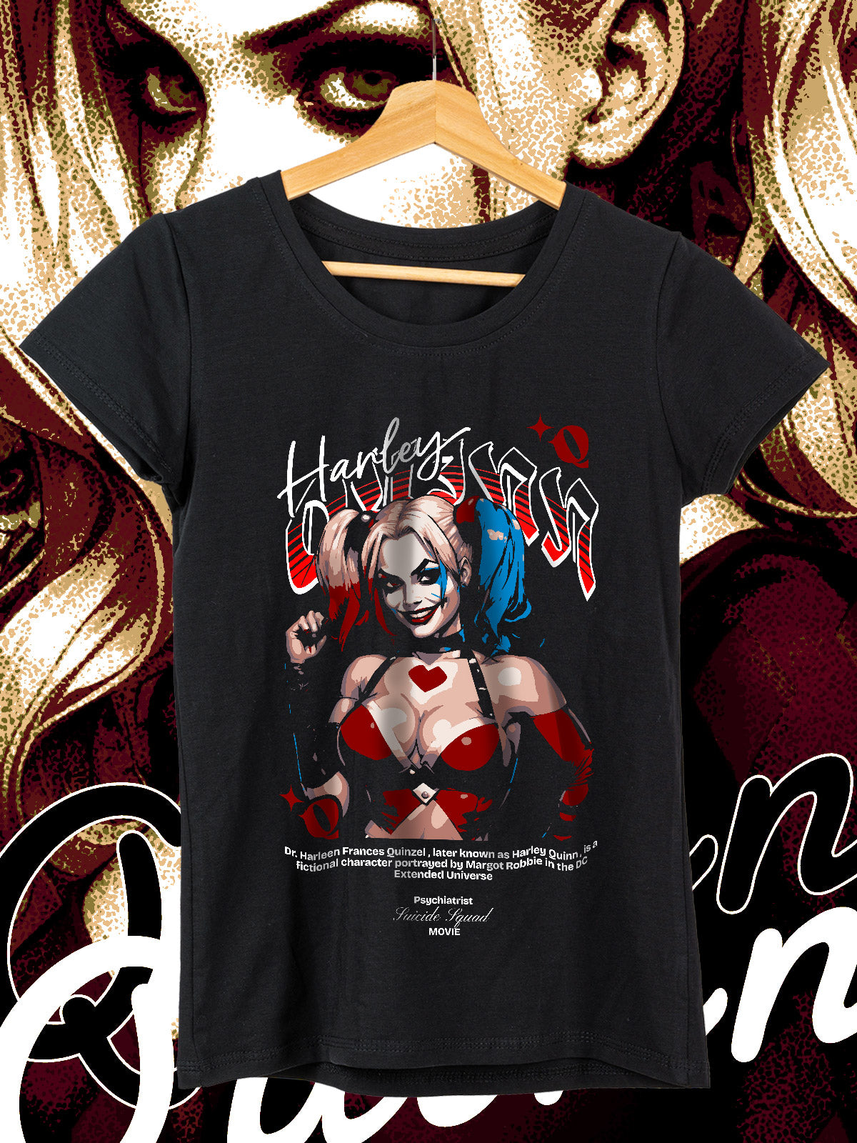 Estampado de harley quinn sale